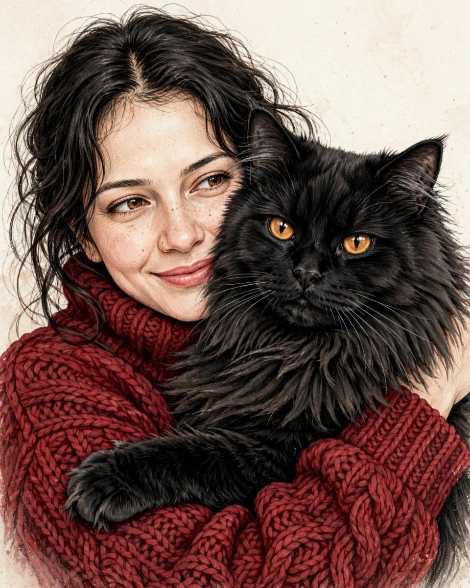 Cat with Sanjanaa Arole AI Prompt Visual